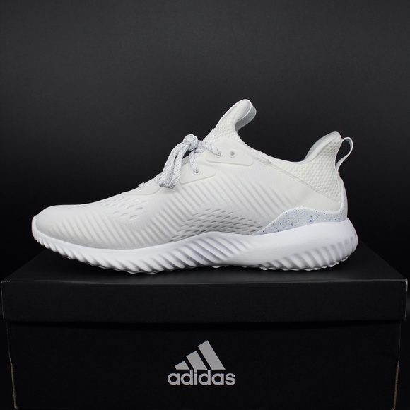 ADIDAS GV9745 AlphaBounce1 m White White Royal Blue Mens - Picture 2 of 8